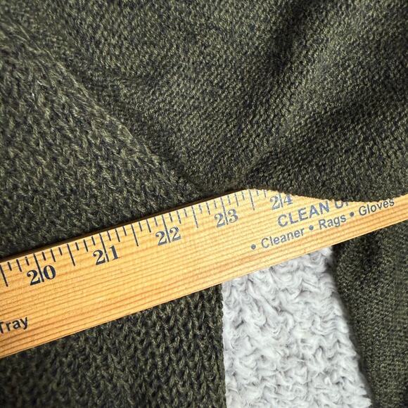 RDI Cardigan Burnt Olive Twist Olive Green Brown Sweater Size Large Oversized - Picture 8 of 10